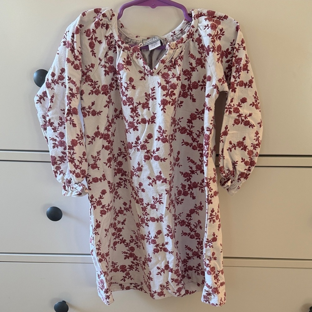 Petite Plume Red Floral Nightgown